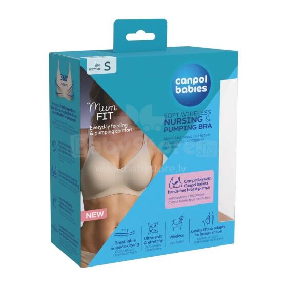 CANPOL 78/013 Mum Fit Nursing and Pumping Bra S