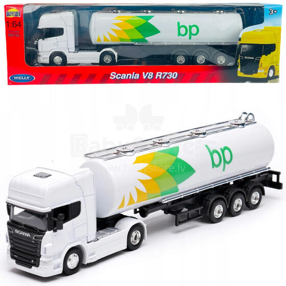 AUTO WELLY TRUCK SCANIA CYSTERNA BP 1:64