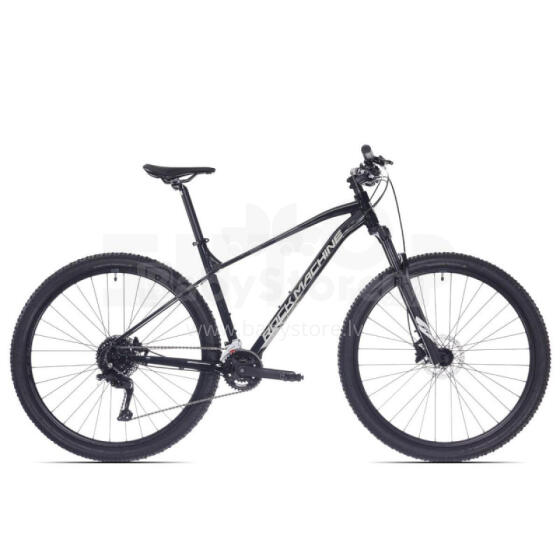 Kalnu velosipēds Rock Machine Manhattan 40-29 Gloss Black (Rata izmērs: 29 Rāmja izmērs: L)