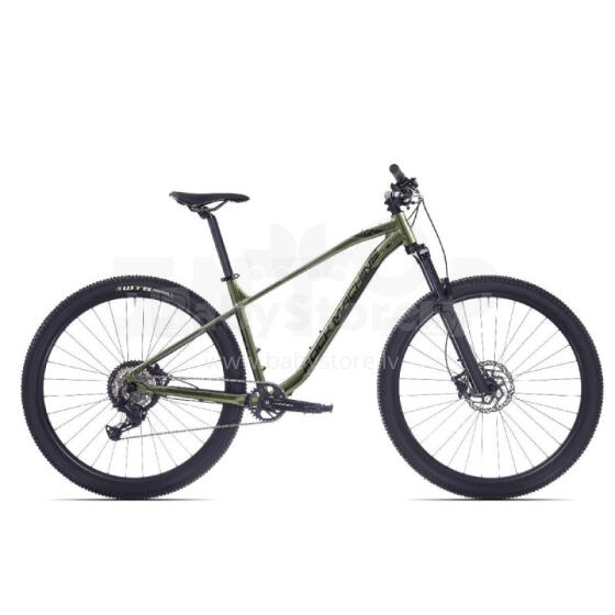 Kalnu velosipēds Rock Machine Blizz 10-29 Gloss Metallic Khaki/Pearl Black (Rata izmērs: 29 Rāmja izmērs: L)