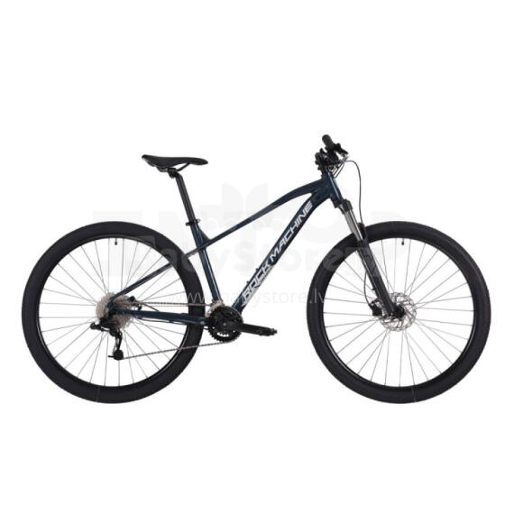 Kalnu velosipēds Rock Machine Manhattan 60 Gloss Deep Night Blue (Rata izmērs: 29 Rāmja izmērs: XL)