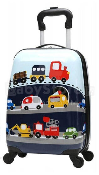 Vehicles Suitcase  Art.BC-16QC-B06  Čemodans ar riteņiem