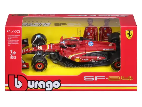 Bburago F1 Ferrari SF-24 Monza GP 2024#16 Charles Leclerc, Model Car 1:43 art.277048