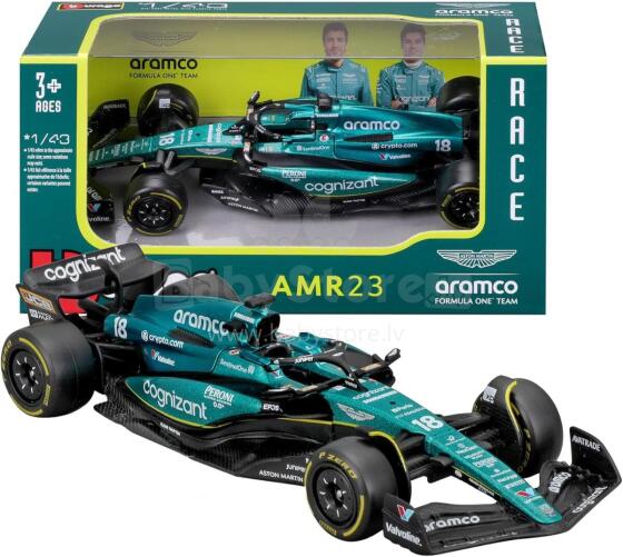 Bburago - Aston Martin AMR23#18 Stroll - Realistic 1:43 art.277050
