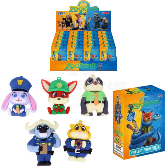 FIGURKA ZOOTOPIA Z 3 KARTAMI