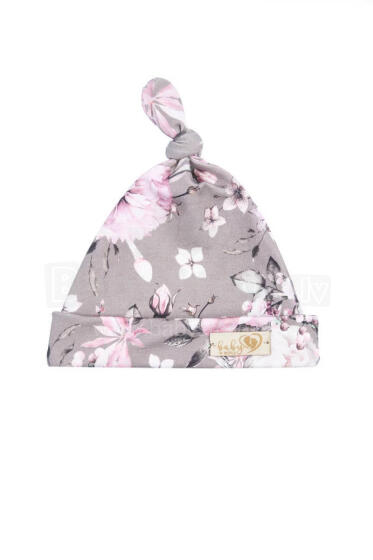 BABY 01311 Baby Hat Smurfette Pastel Roses 0-3 m