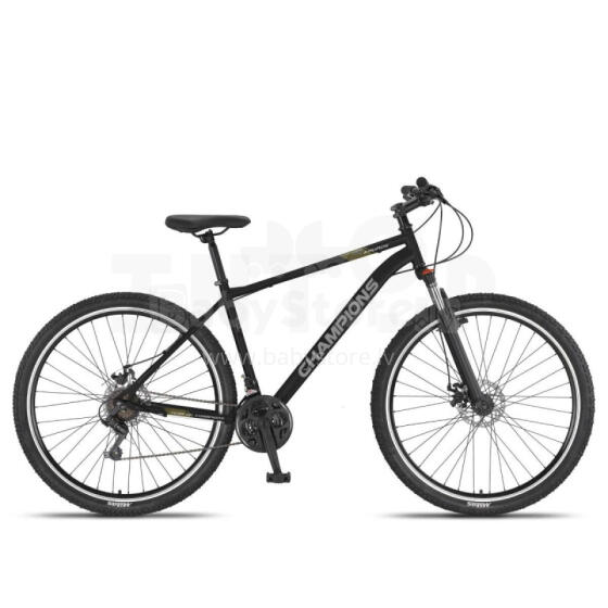 Kalnu velosipēds Champions 29 Kaunos DB Black/Grey (Rata izmērs: 29 Rāmja izmērs: L)