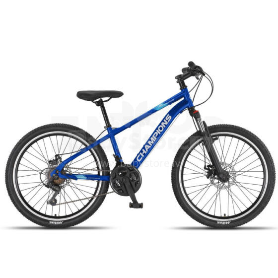 Pusaudžu velosipēds Champions 24 Kaunos DB D.Blue (Rata izmērs: 24 Rāmja izmērs: 13 )