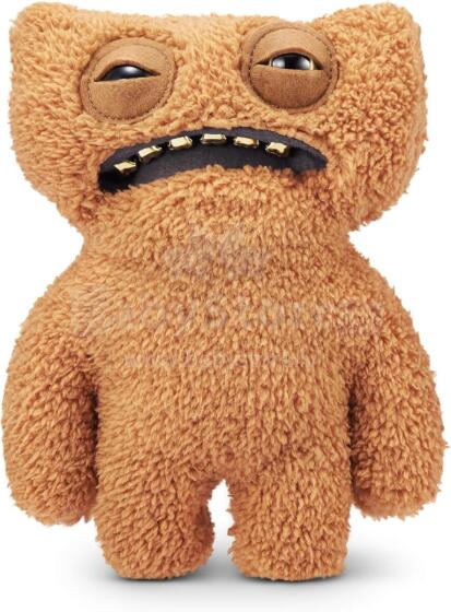 Fuggler Gold Fuggs 22 cm Plush Toy (Gnawing Terror - Teeth) by ZURU - Funny Ugly Monster Cuddly Toy with Human-like Teeth, Crazy Collectible for Kids, Teens