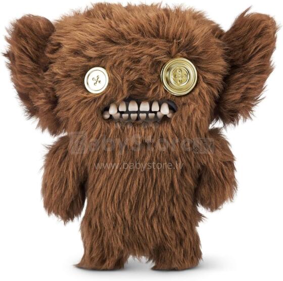 Fuggler Gold Fuggs 22 cm Plush Toy (Grumpy Grumps - Eyes) by ZURU - Funny Ugly Monster Cuddly Toy with Human-like Teeth, Crazy Collectible for Kids, Teens