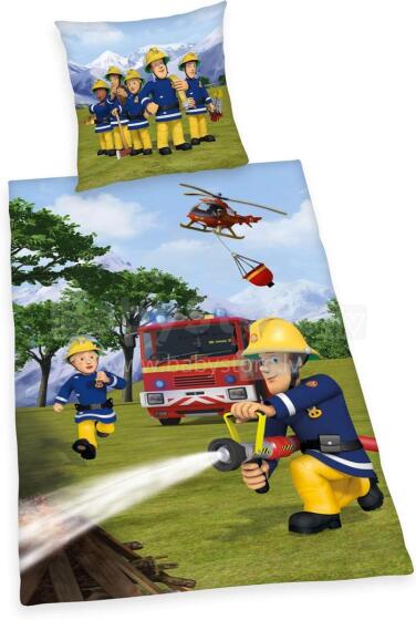 Faro Tekstylia Disney Bedding Feuerwehr Art.277235 Bed Set 135x200/80x80cm
