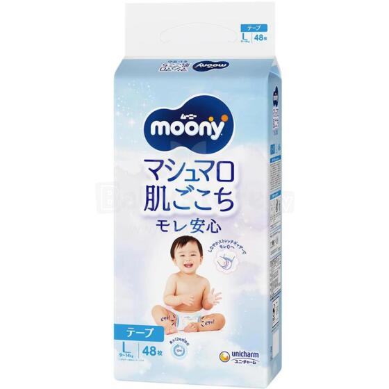 MOONY diapers Airfit L 9-14kg 48 pcs.
