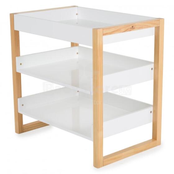Cangaroo Timber Art.277285 White Bērnu pārtinamais galds