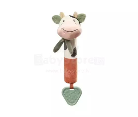 BabyOno Cow Bingo Art.1692 Bērnu grabulis ar pīkstuli