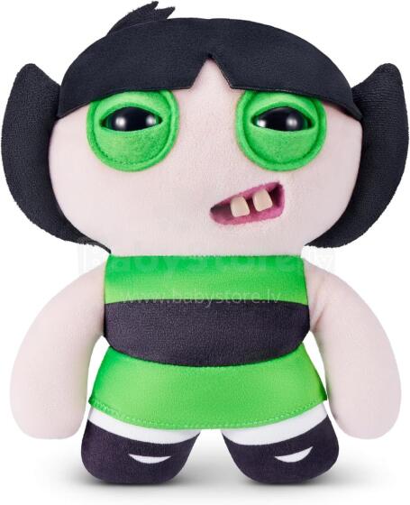 Fuggler Powerpuff Girls 9 collu plīša rotaļlieta (Buttercup) no ZURU – jautrs, neglīts briesmonis bērniem, pusaudžiem, pieaugušajiem un multfilmu faniem