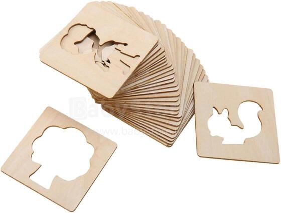 Wooden Drawing Stencil Kit Art.277480