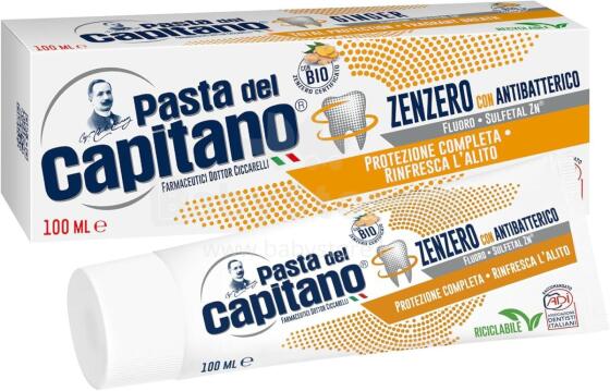 Organic Toothpaste Ginger  Art.277518 organic toothpaste, 100 ml