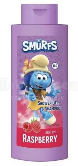 Dušas žel.-šamp.Smurfs Raspberry 400ml