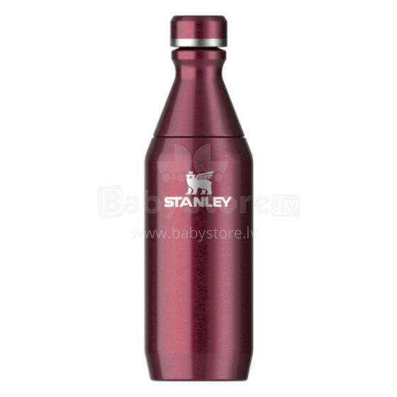 Thermos The All Day Slim Bottle 0.35L glossy dark red