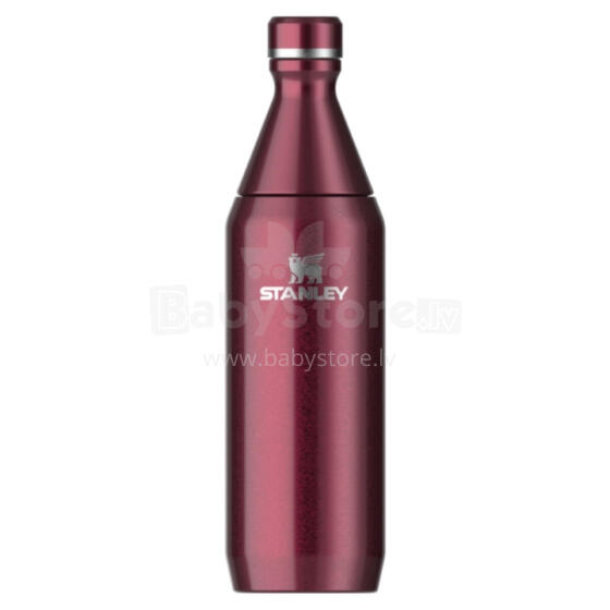 Thermos The All Day Slim Bottle 0.59L glossy dark red
