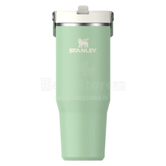 Thermo mug with straw The IceFlow Flip Straw 2.0 Tumbler 0.89L in pistachio color