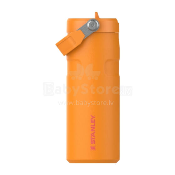 Thermos bottle with straw The IceFlow Bottle Flip Straw 2.0 0.47L orange