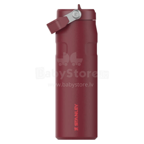 Thermos bottle with straw The IceFlow Bottle Flip Straw 2.0 0.71L dark red