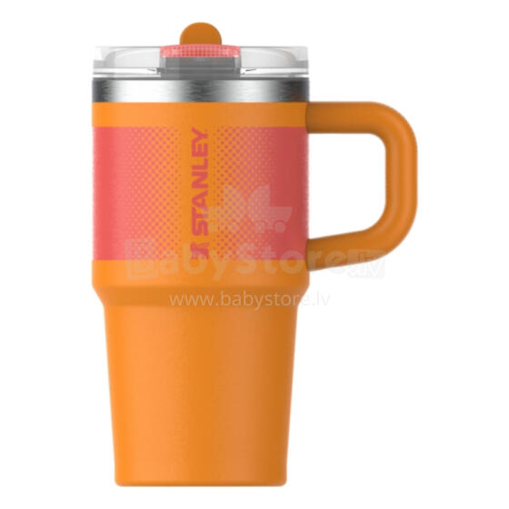 Thermo mug with straw The Quencher ProTour Flip Straw Tumbler 0.59L orange
