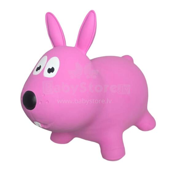 Gerardo's Toys hüppeloom Jumpy Jänes, roosa