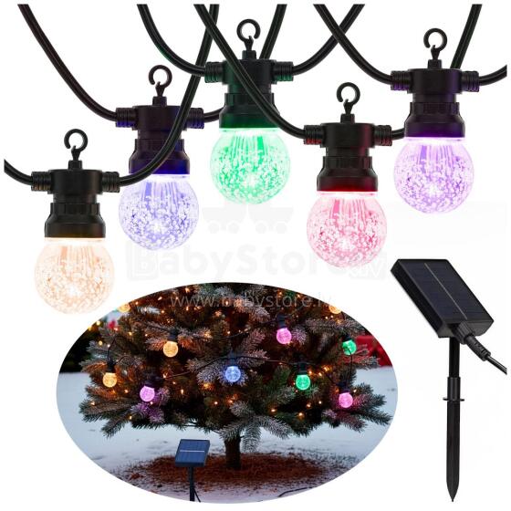 Āra LED spuldžu virtene 15 LED multicolor CL1248 Springos