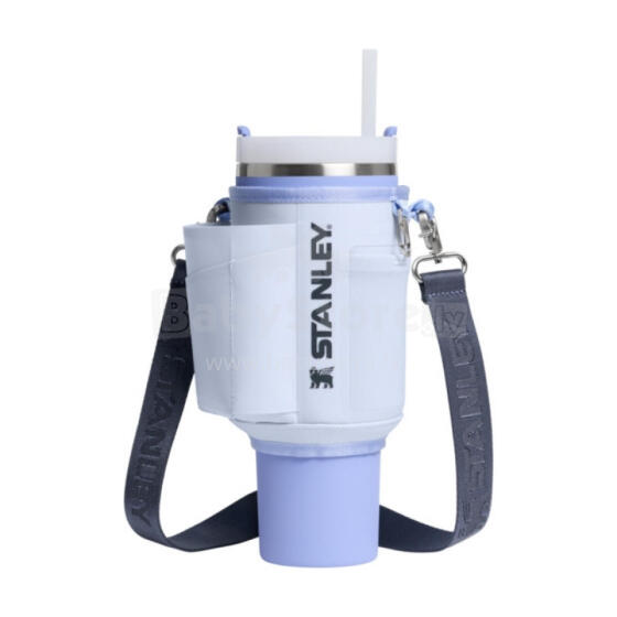 Carrying case for thermo mug with straw The All-Day Quencher Carry-All 1.18L light blue