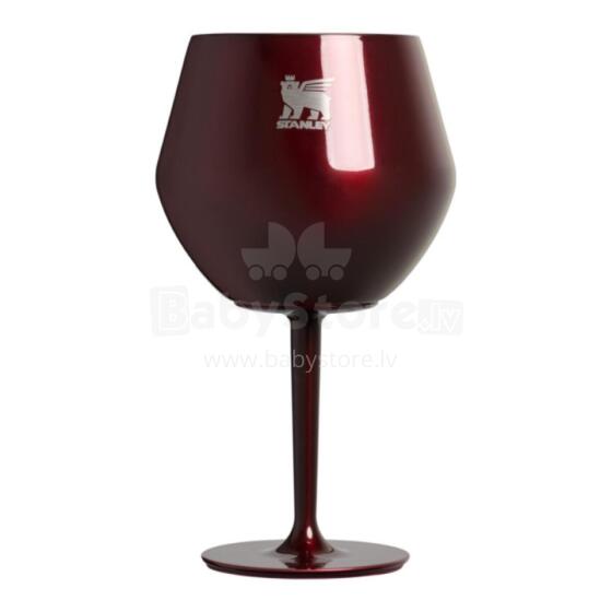 Kokteiļu termoglāze The Lifted Spirits 2-in-1 Cocktail Glass 0,42L spīdīgi sarkanbrūna 