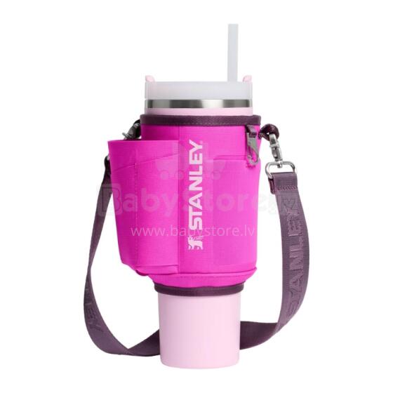 Carrying case for thermos mug with straw The All-Day Quencher Carry-All 1.18L purple