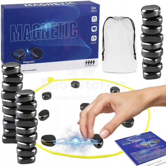 GRA SZACHY KAMYKI MAGNETYCZNE 30 SZTUK