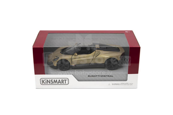 KINSMART Die-Cast model Bugatti Mistral, scale 1:36