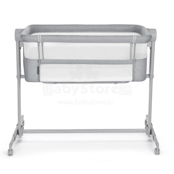 KINDERKRAFT Co-Sleeping Crib Nestee Up Light Grey