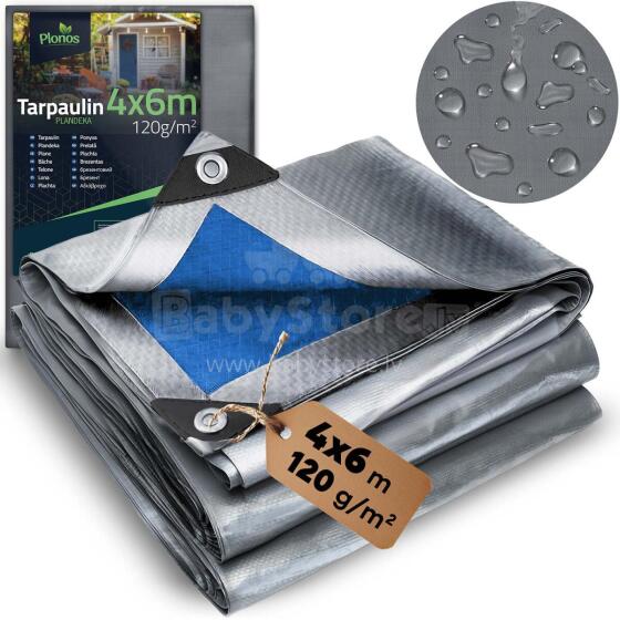 Тент 400 x 600 см 120 г/м2 Толстый PL-500