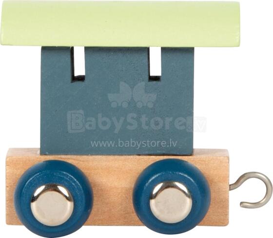 Small foot Letter Train Locomotive Art.278424 Wood letter,1 psc