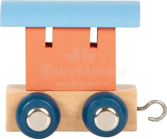 Small foot Letter Train Locomotive Art.278425 Wood letter,1 psc