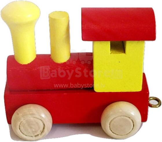 Small foot Letter Train Locomotive Art.278429 Wood letter,1 psc