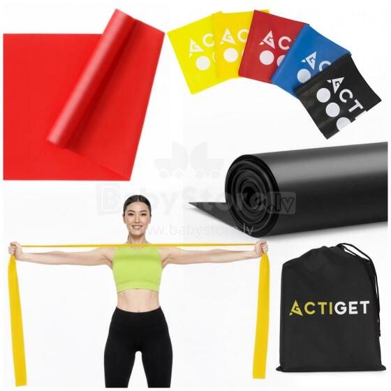 Resistance bands for exercise 5 pcs ACT0106