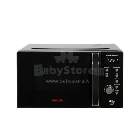 AIWA digitālā mikroviļņu krāsns ar grilu, 700W, melna