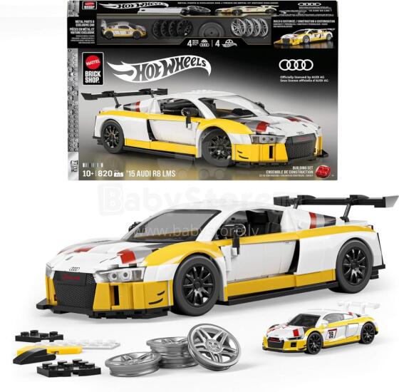 Hot Wheels Brick Shop Elite sarja Audi R8 LMS