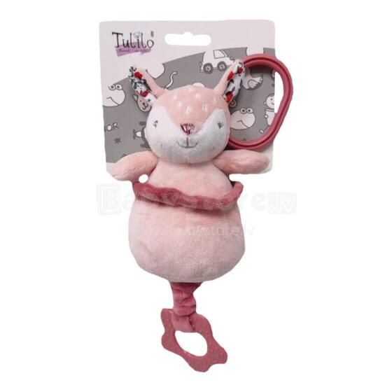 AXIOM 9561 Music Box Fox Pink 14 cm