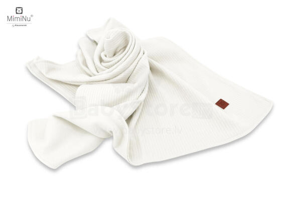 KIECZMERSKI Blanket 75x100 cm MIMINU SOFT interlock cotton 100% cream