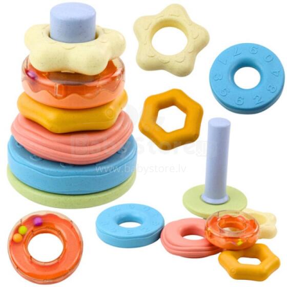 Lean Toys Art.52111 Developmental sensory pyramid