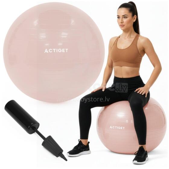 Vingrošanas bumba ar pumpi 65 cm ACT0143