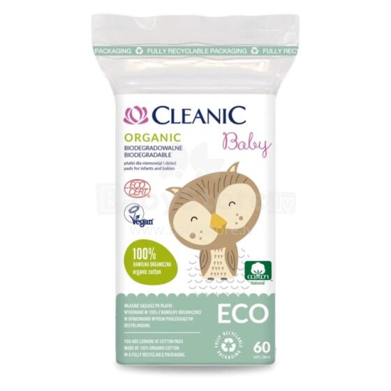 Cotton pads for babies Cleanic Baby Eco 60 pcs.