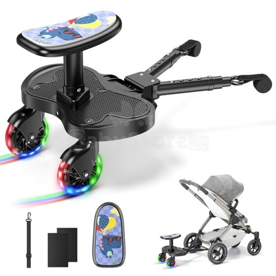 Buggy Board with LED Wheels Art.279410
