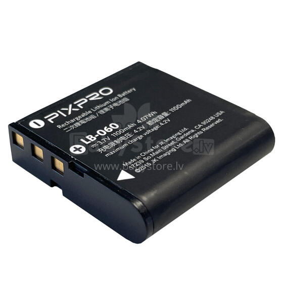 Pixpro LB-060 Lithium Ion Battery 3.7V 1100mAh 4.07Wh